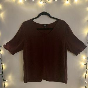 Maroon Blouse